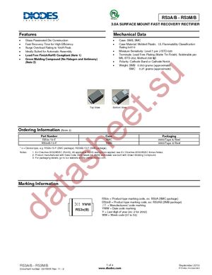 RS3G-13 datasheet  